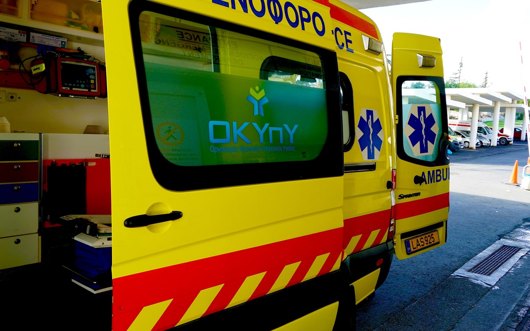 image 85-year-old in hospital after slamming into shop window