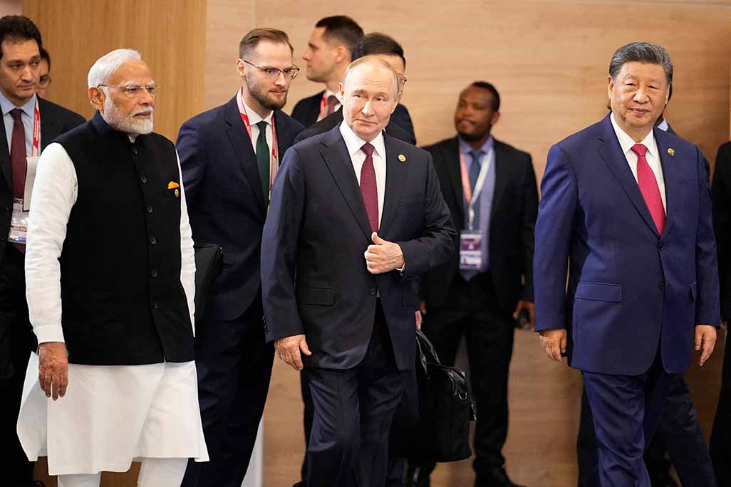 image Xi and Modi discuss Ukraine war with Putin as BRICS considers expansion