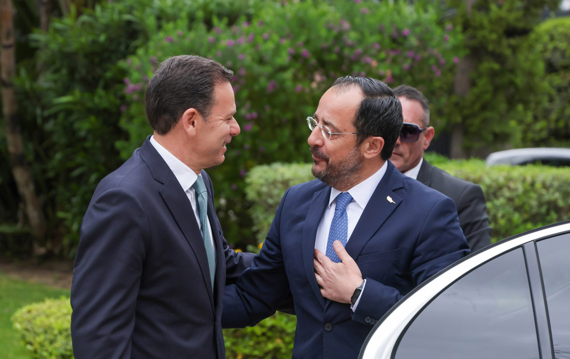 image Christodoulides meets Portuguese prime minister in Lisbon